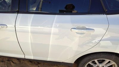 2018 Ford Focus Rear Door LH White Yz