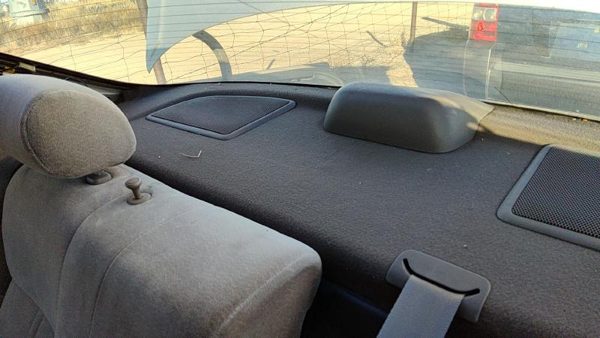 1997-2001 Toyota Camry Rear Package Deck Speaker Tray Oem Grille Tan — photo 5