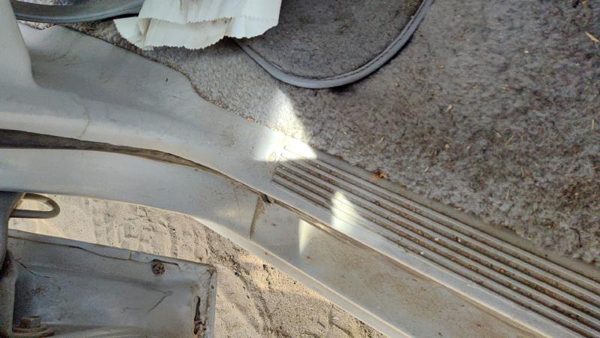 83-87 Mercury Grand Marquis Driver Left Front Lower Sill Step Kick Trim Gray Oem — photo 6