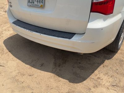 2011-2016 Chrysler Town & Country Rear Bumper Cover Assembly Oem Back White Pw1