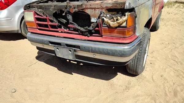 1989-1990 Ford Bronco 2 Front Bumper With Brackets Assembly Oem Chrome — photo 1