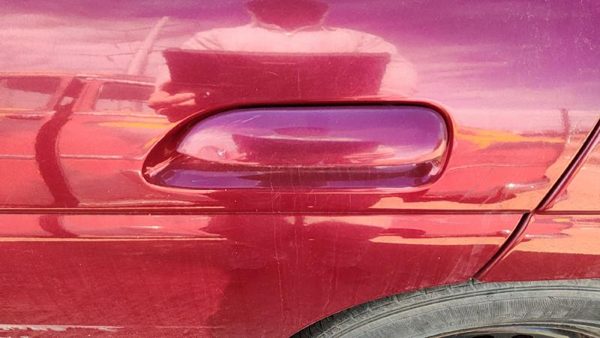 1995-1999 Chevy Lumina Driver Left Rear Outside Door Handle Oem Back Red — photo 2