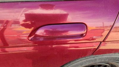 1995-1999 Chevy Lumina Driver Left Rear Outside Door Handle Oem Back Red