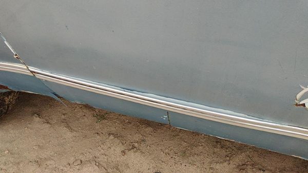 1973 GMC Jimmy Front Door Moulding LH Chevy C10 Blue — photo 9