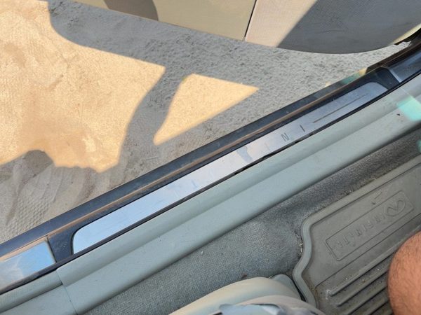 03-08 Fx45 Driver Left Lower Sill Step Moulding Trim Panel Oem Willow/Black S — photo 2
