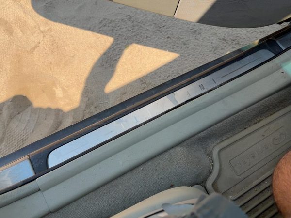03-08 Fx45 Driver Left Lower Sill Step Moulding Trim Panel Oem Willow/Black S — photo 4