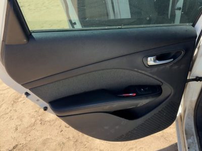 2013 Dodge Dart Driver Left Rear Door Trim Panel With Switches Back Black B7X9