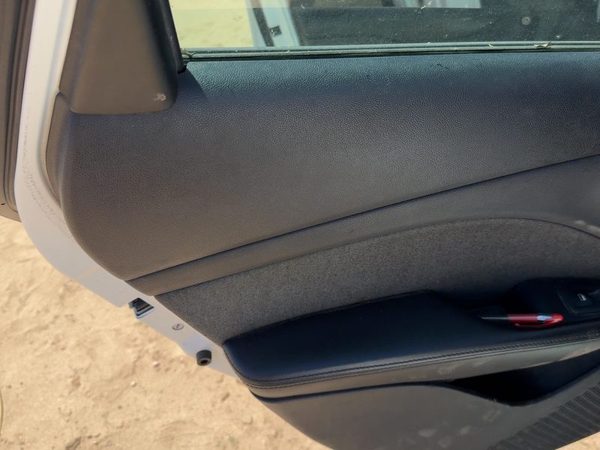2013 Dodge Dart Driver Left Rear Door Trim Panel With Switches Back Black B7X9 — photo 2