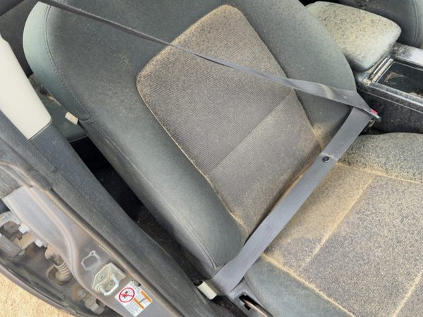 05-09 Legacy Outback Passenger Right Front Seat Belt Retractor Shoulder Black — photo 1