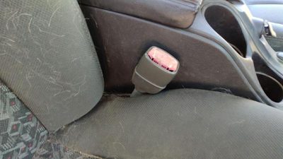 04-05 Grand Prix Passenger Right Front Seat Belt Buckle Receiver Oem Pewter 69B
