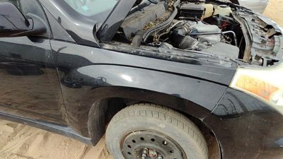 2007-2009 Suzuki Grand Vitara Xl-7 Passenger Right Front Fender Oem Black