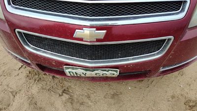 2008-2012 Chevy Malibu Center Lower Front Grille Oem Chrome 25784042