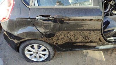 2011 Ford Fiesta Rear Door RH Black Uh