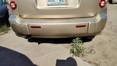 2006-2011 Chevy Hhr Rear Bumper Cover Assembly Oem Back Gold 15U 15276663