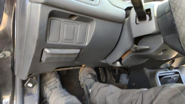 1996-1998 Honda Civic Lower Dash Under Column Knee Bolster Trim Panel Coupe Gray — photo 3