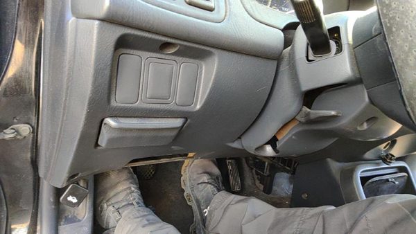1996-1998 Honda Civic Lower Dash Under Column Knee Bolster Trim Panel Coupe Gray — photo 2