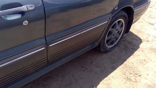 1991 Mitsubishi Galant VR-4 Driver Left Rear Door Shell OEM Back LH Green — photo 3