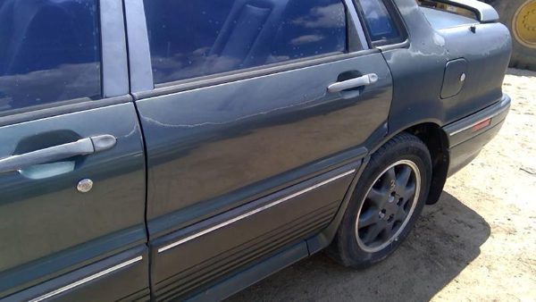 1991 Mitsubishi Galant VR-4 Driver Left Rear Door Shell OEM Back LH Green — photo 2