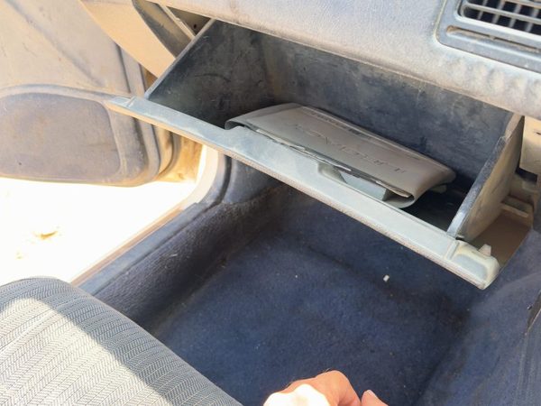 1994 Subaru Legacy Rhd Glove Box Assembly Complete Door With Latch Oem Gray — photo 3