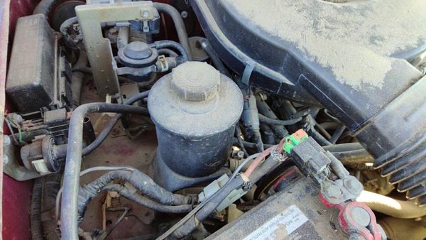 1996-1997 Nissan Hardbody Power Steering Fluid Remote Reservoir Tank Oem 2.4L — photo 1