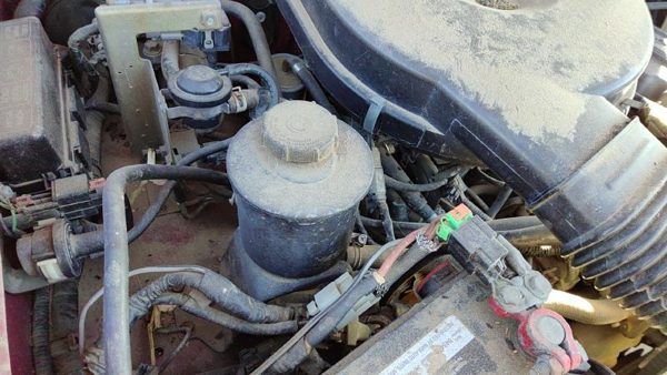 1996-1997 Nissan Hardbody Power Steering Fluid Remote Reservoir Tank Oem 2.4L — photo 2