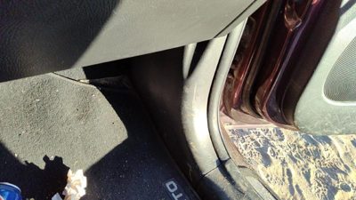 11-15 Kia Sorento Passenger Right Lower Kick Trim Panel Oem Va Black