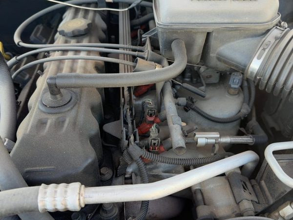 99-04 Jeep Grand Cherokee Complete Fuel Rail With Injectors Set Loaded Oem 4.0L — photo 1