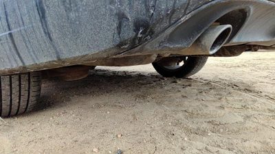 2006-2012 Ford Fusion Driver Left Rear Muffler With Exhaust Tip Oem 3.0L