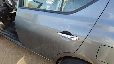 2017 Nissan Versa Rear Door LH Gray Kad