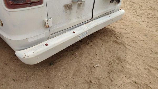 1971-1977 Dodge Van B200 Rear Bumper Assembly Oem Back White 02959531 — photo 3