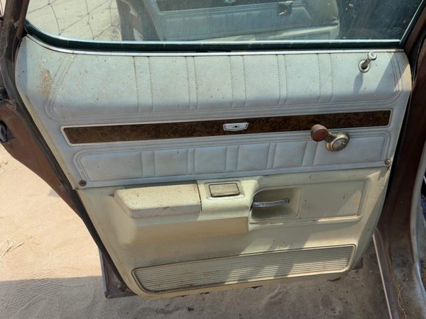 1974 Chevy Impala Driver Left Rear Door Trim Panel Manual Back — photo 1