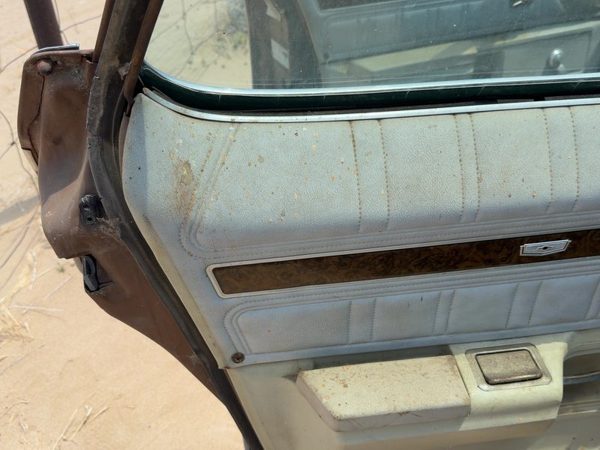 1974 Chevy Impala Driver Left Rear Door Trim Panel Manual Back — photo 2