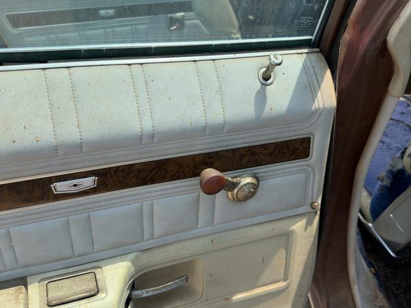 1974 Chevy Impala Driver Left Rear Door Trim Panel Manual Back — photo 9