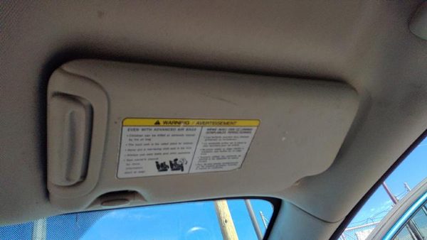 2012-2015 Nissan Versa Note Passenger Right Sun Visor Oem Charcoal G 964003Wc1a — photo 2