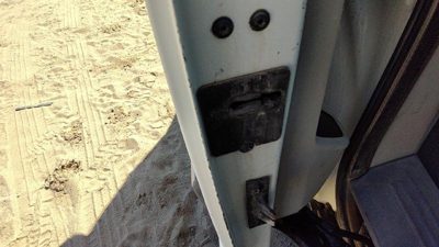 08-20 Dodge Grand Caravan Passenger Right Rear Door Latch With Rods/Cables Back