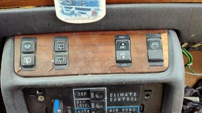 1979-1985 Mercedes 300Td Set Of Switches On Dash Oem Rear Wiper Power Antenna