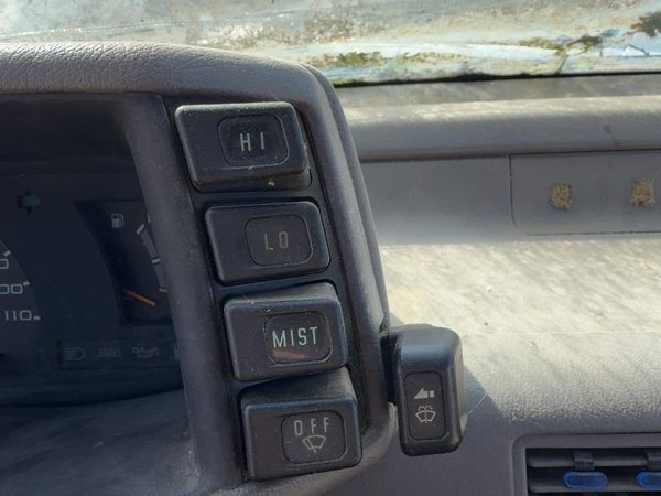88-95 Isuzu Pup Windshield Wiper Control Switch Column Buttons Assembly Oem Gray — photo 3