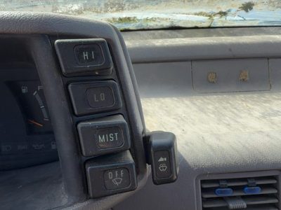 88-95 Isuzu Pup Windshield Wiper Control Switch Column Buttons Assembly Oem Gray