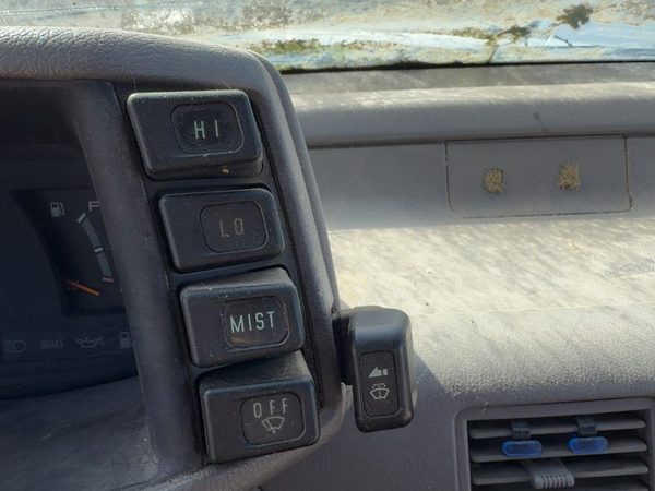88-95 Isuzu Pup Windshield Wiper Control Switch Column Buttons Assembly Oem Gray — photo 1