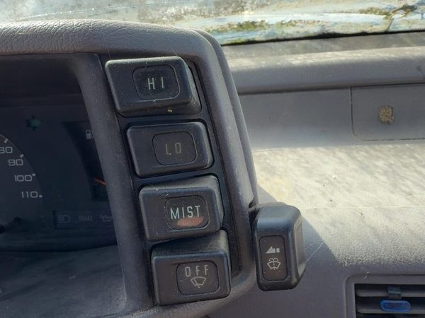 88-95 Isuzu Pup Windshield Wiper Control Switch Column Buttons Assembly Oem Gray — photo 2