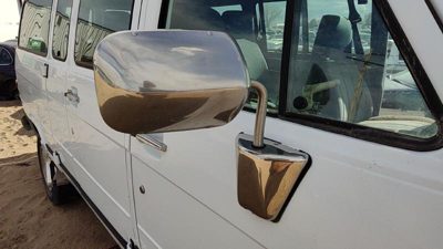 1992-1996 Gmc Van 3500 Passenger Right Manual Side Mirror Door Mounted Oem
