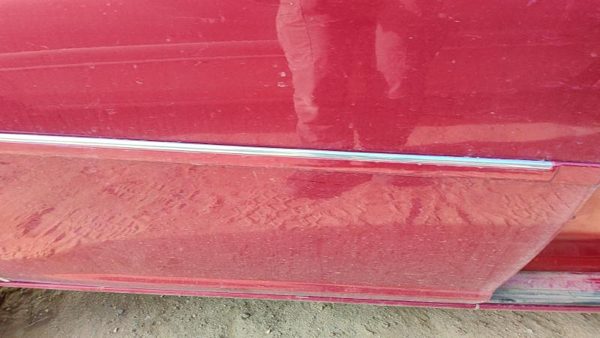 06-07 Lucerne Passenger Right Rear Moulding From Door Back Trim Crimson 86U — photo 3