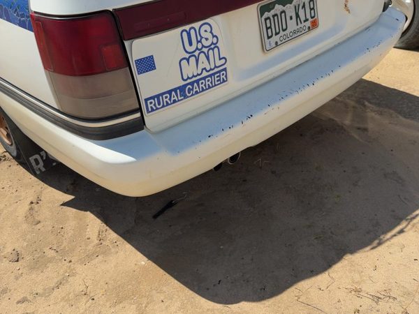 1990-1994 Subaru Legacy Rhd Rear Bumper Cover Assembly Oem Back Wagon White — photo 5
