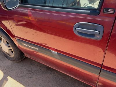 2003 Chevy Venture Front Door LH Redfire 72U