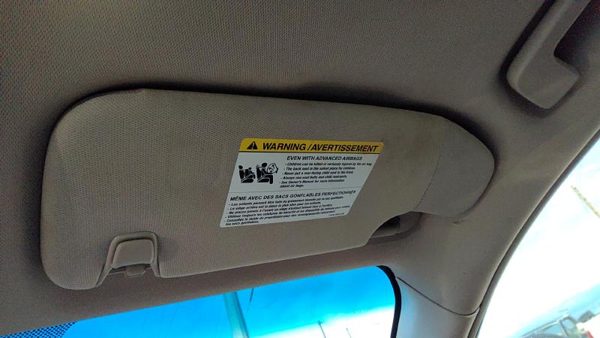 2010-2012 Ford Fusion Passenger Right Sun Visor Oem Ae5z5404104aa — photo 3