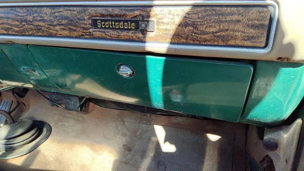 1976 Silverado C10 Glove Box Assembly Complete Door With Latch Oem Green — photo 1