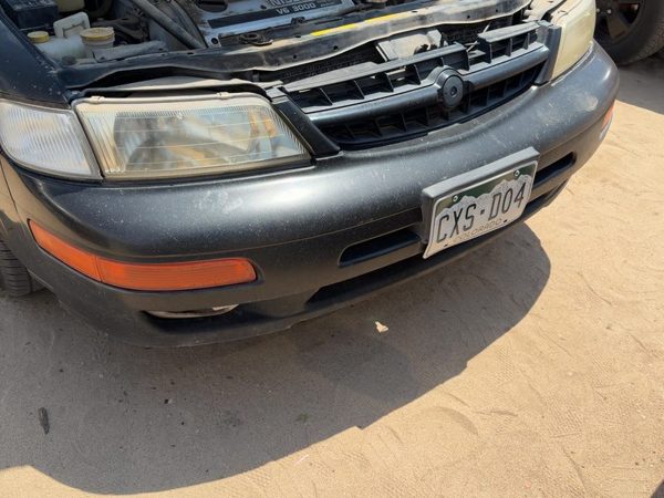 97-99 Nissan Maxima Front Bumper Cover Assembly Oem Fog Lamps Super Black Kh3 — photo 1