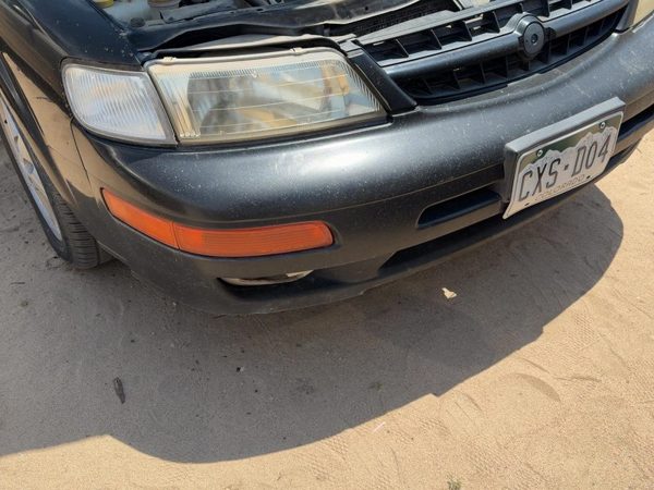 97-99 Nissan Maxima Front Bumper Cover Assembly Oem Fog Lamps Super Black Kh3 — photo 3