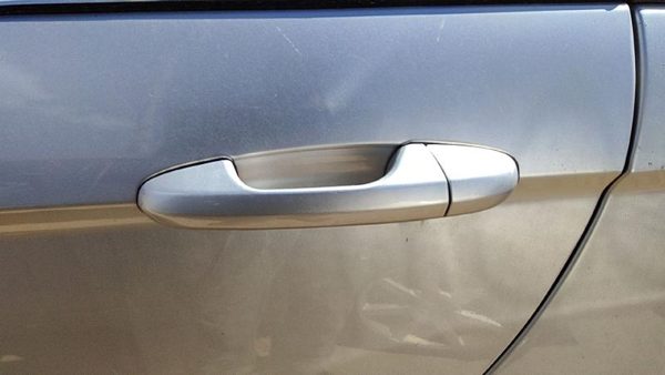 04-08 Chrysler Pacifica Driver Left Rear Outside Door Handle Oem Back Silver Ps2 — photo 1