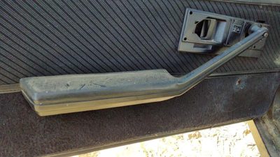 89 Chevy Camaro Black Driver Left Grab Pull Handle Armrest From Inside Door Oem